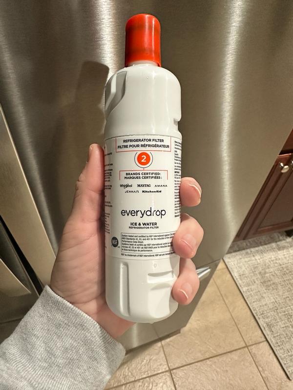 how to find refrigerator water filter model