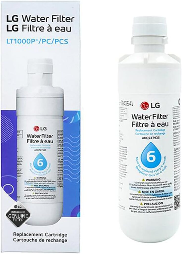 LG refrigerator water filter replacement