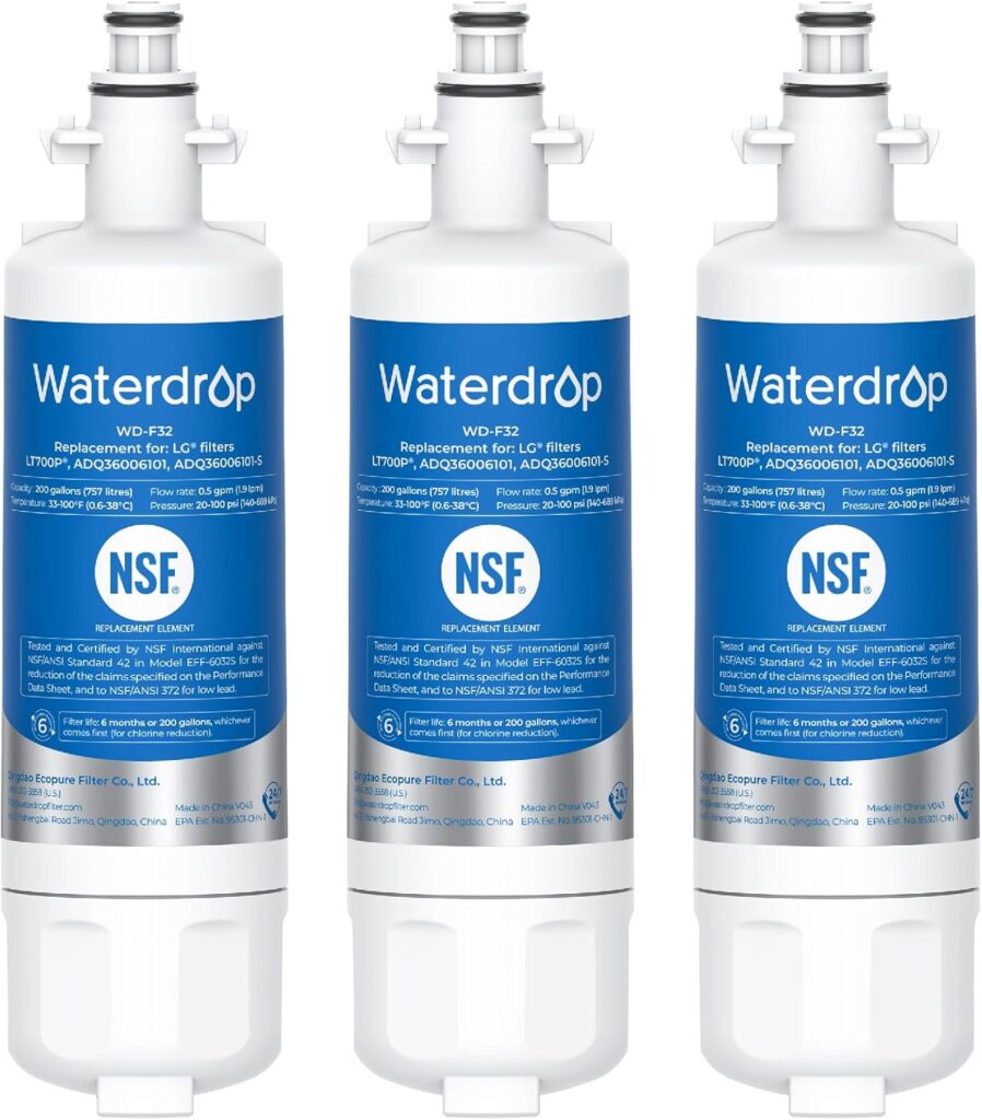 LG LT700P refrigerator water filter