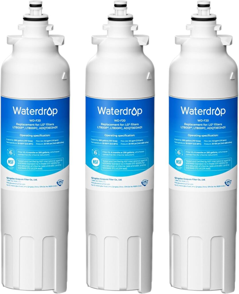LG LT800P refrigerator water filter