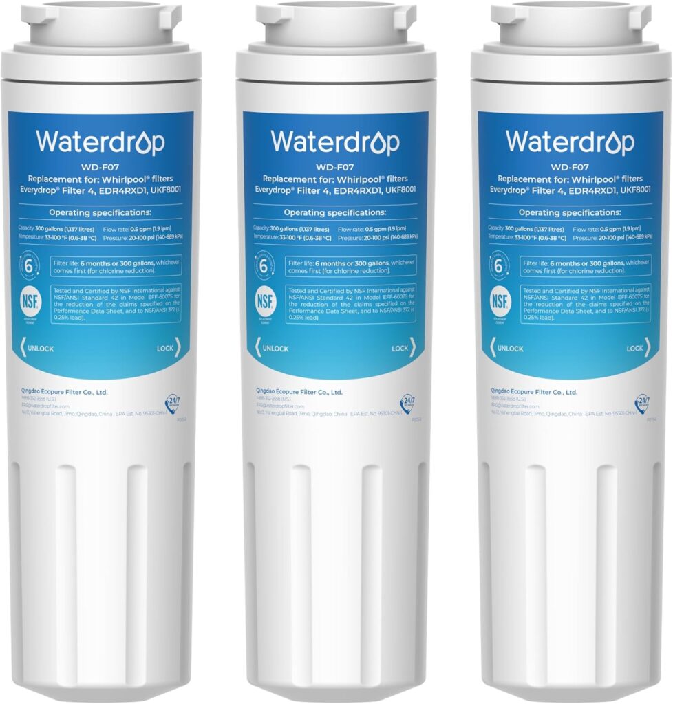 EveryDrop Filter 4 EDR4RXD1 refrigerator water filter replacement cartridge